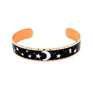 Moon and Star Copper Bracelet